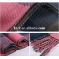 2015 new trendy products perfect plain checked fashinable pashmina scarves and shawl scarf